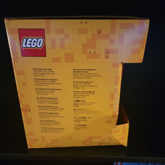 Lego-Halloween Large Storage Pumpkin Head. 4 items available in stock. - Picture 2 of 3